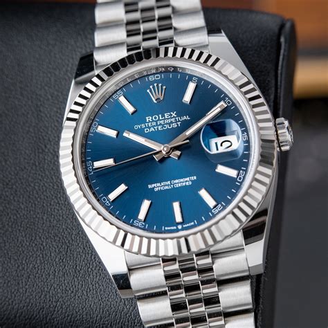 men's rolex light blue face|rolex datejust 41 blue motif.